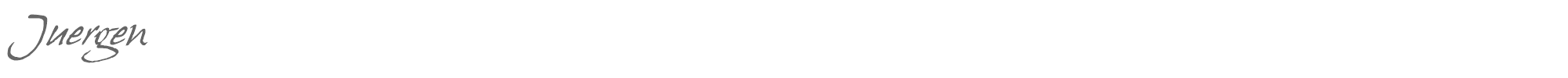 Juergen Juergen Italic.ttf font preview